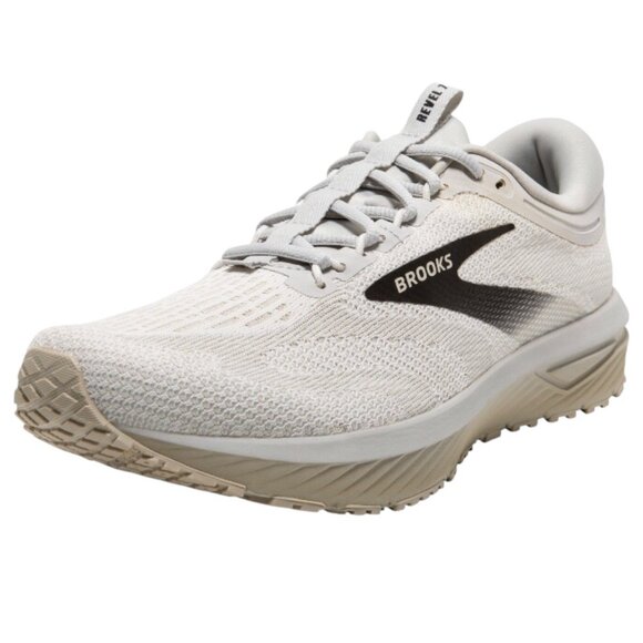Brooks Revel 7 Mens Running Shoes Medium Width White Black 110435 1D 178 (NEW) main image 5